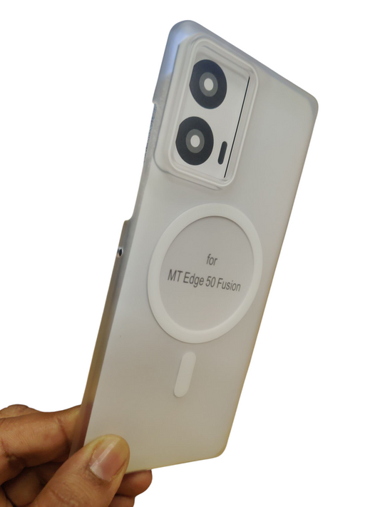 Motorola Moto Edge 50 Fusion / Motorola Moto G85 Syndee Premium Quality Magsafe Matte Hard Plastic Back Cover Case