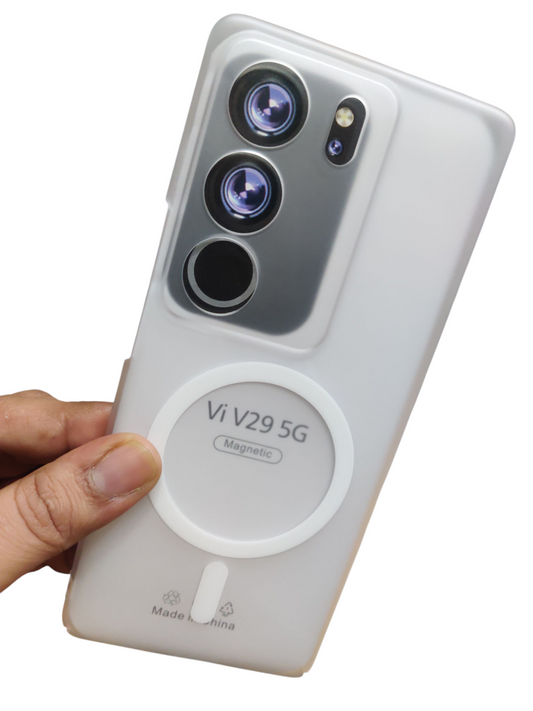 Vivo V29 & V29 Pro Premium Quality Magsafe Matte Hard Plastic Back Cover Case