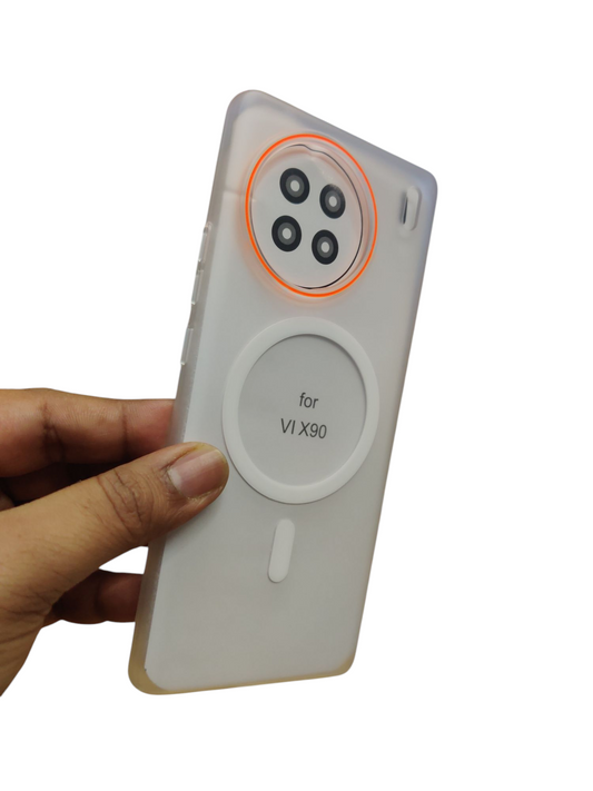 Vivo X90 Royal Star Premium Quality Magsafe Matte Hard Plastic Back Cover Case