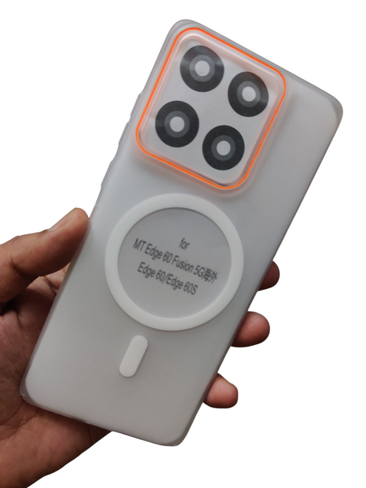 Motorola Moto Edge 60 Fusion / Moto Edge 60 / Edge 60S Royal Star Premium Quality Magsafe Matte Hard Plastic Back Cover Case