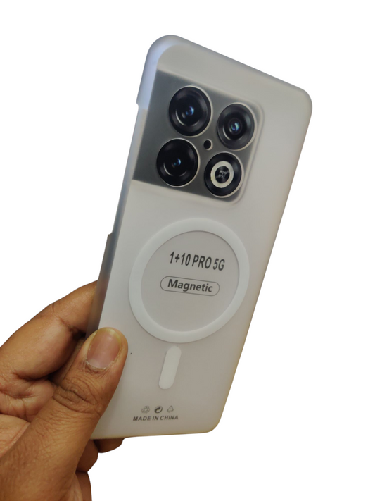 OnePlus 10 Pro 5G Premium Quality Magsafe Matte Hard Plastic Back Cover Case