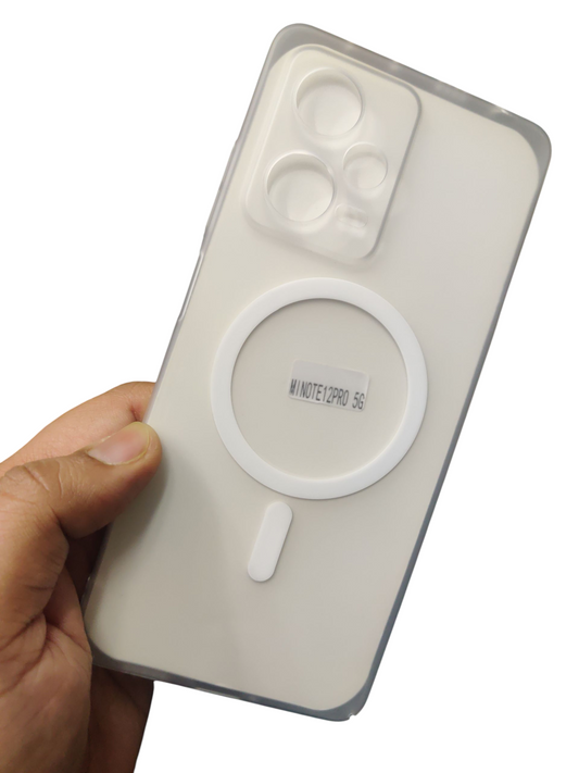 Xiaomi Redmi Note 12 Pro 5G Premium Quality Magsafe Matte Hard Plastic Back Cover Case