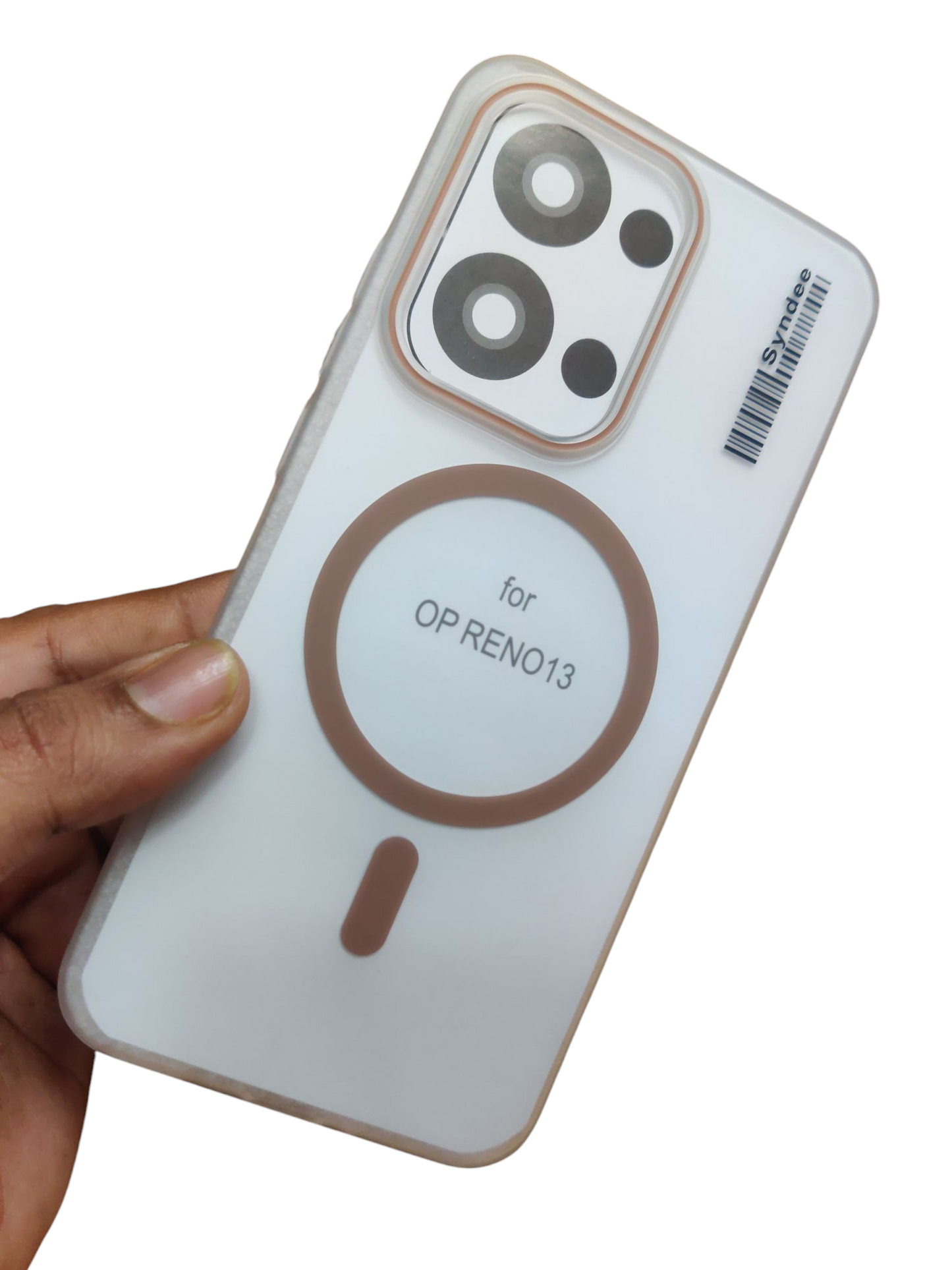 Oppo Reno 13 Syndee Premium Quality Magsafe Matte Hard Plastic Back Cover Case - Royal Star