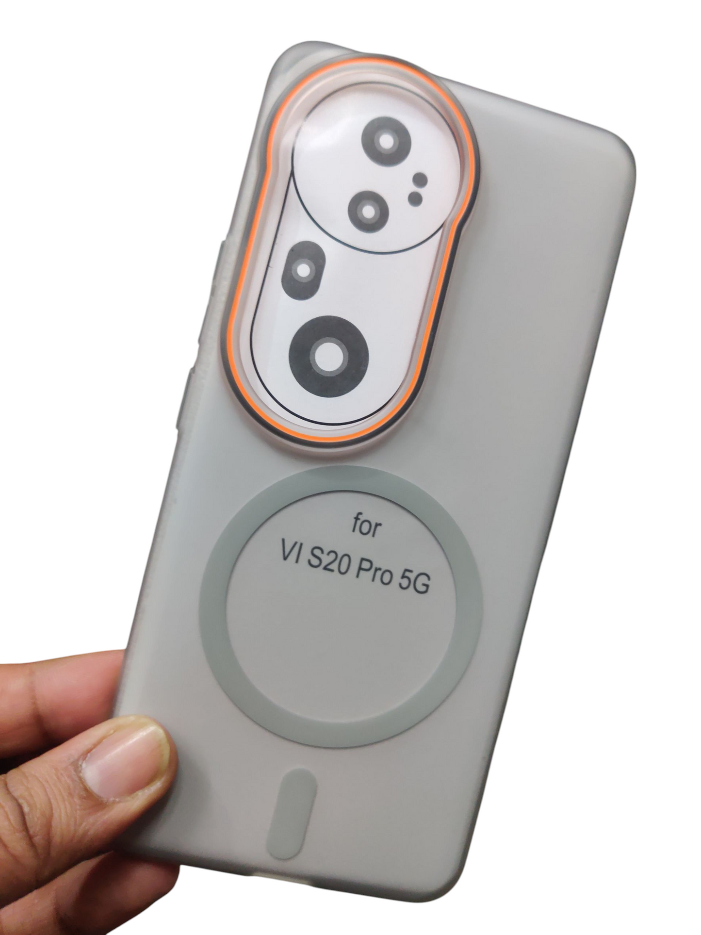 Vivo T4 Ultra Royal Star Premium Quality Magsafe Matte Hard Plastic Back Cover Case - Royal Star