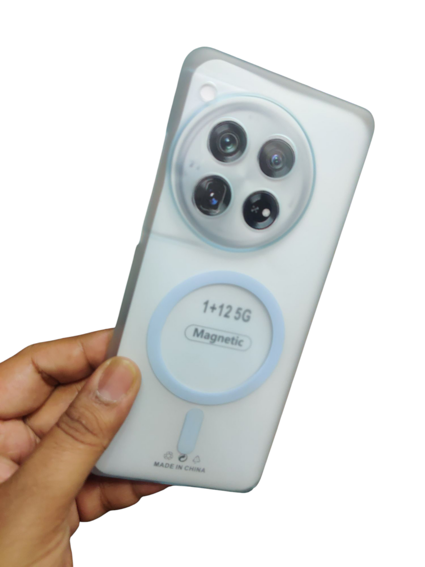 OnePlus 12 5G Premium Quality Magsafe Matte Hard Plastic Back Cover Case