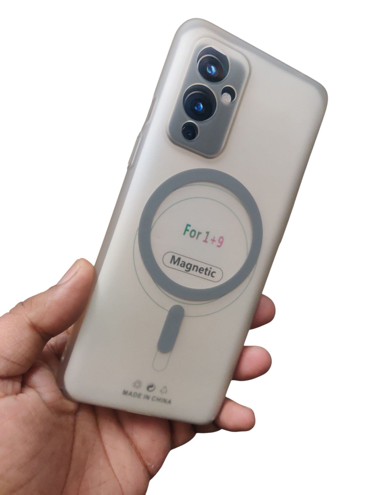 OnePlus 9 Premium Quality Magsafe Matte Hard Plastic Back Cover Case - Royal Star