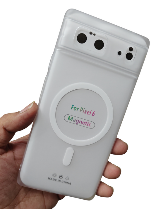 Google Pixel 6 5G Premium Quality Magsafe Matte Hard Plastic Back Cover Case