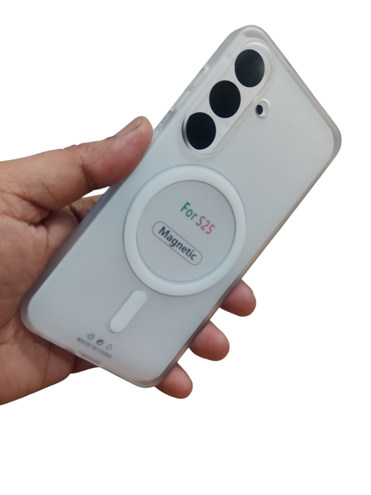 Samsung Galaxy S25 5G Premium Quality Magsafe Matte Hard Plastic Back Cover Case