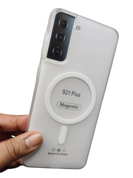 Samsung Galaxy S21 Plus Premium Quality Magsafe Matte Hard Plastic Back Cover Case