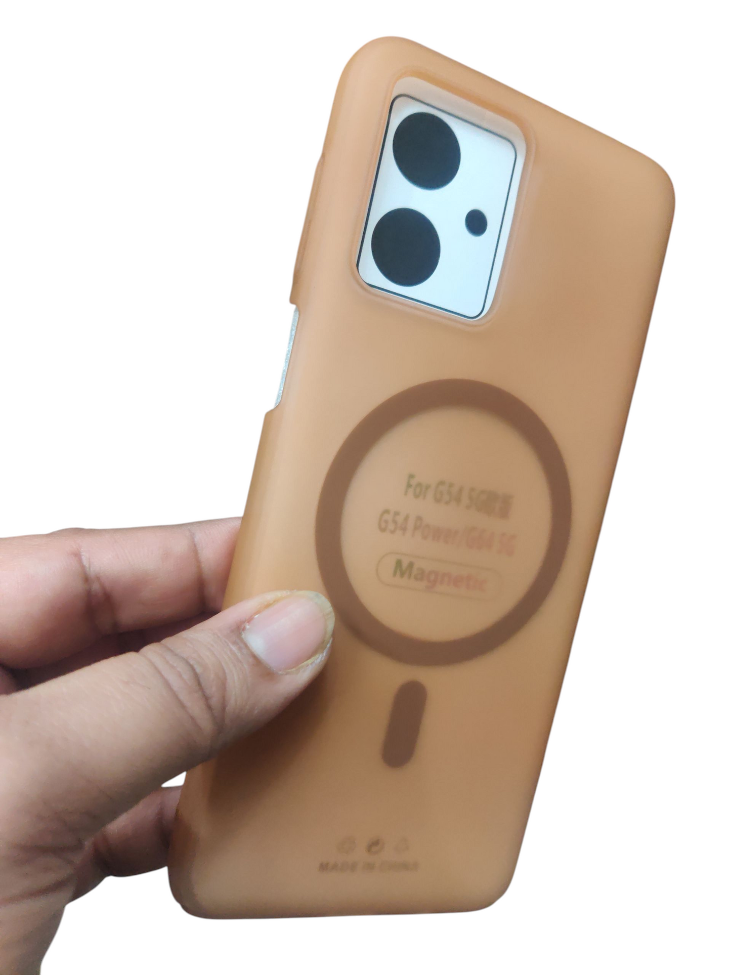 Motorola G54 / G54 Power / G64 5G Premium Quality Magsafe Matte Hard Plastic Back Cover Case