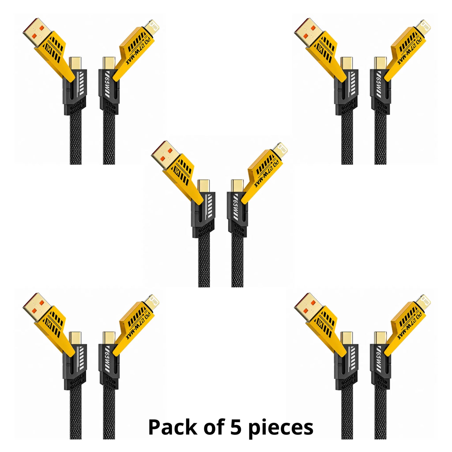 4 in 1 65W Super Fast Charging Data Cable
