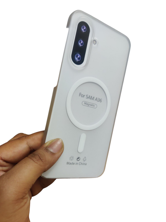 Samsung Galaxy A36 5G Premium Quality Magsafe Matte Hard Plastic Back Cover Case