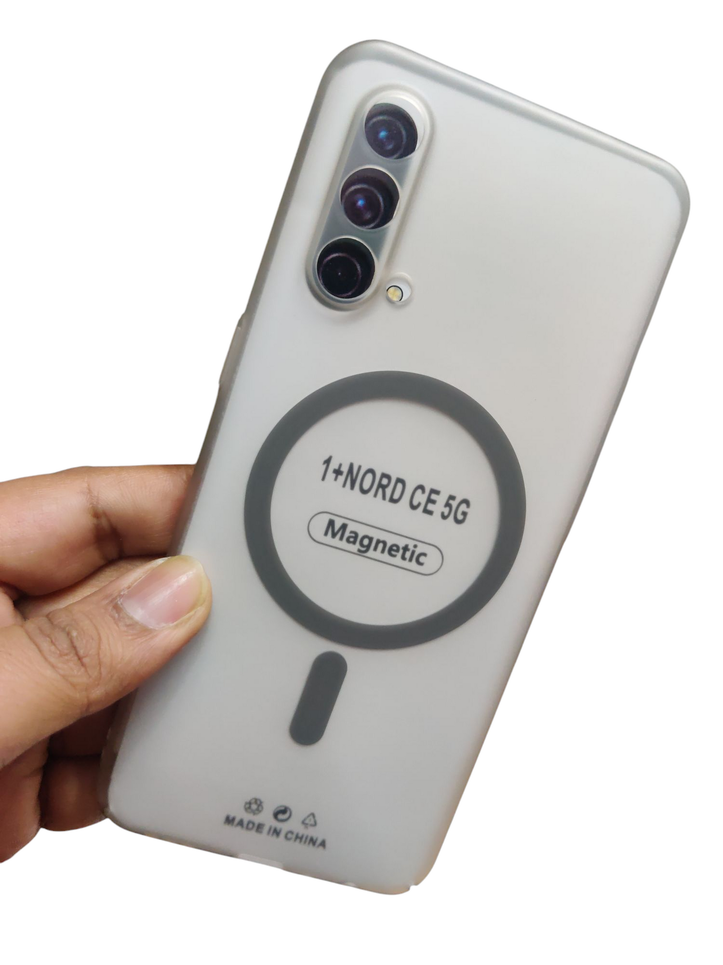 OnePlus Nord Ce 5G Premium Quality Magsafe Matte Hard Plastic Back Cover Case - Royal Star