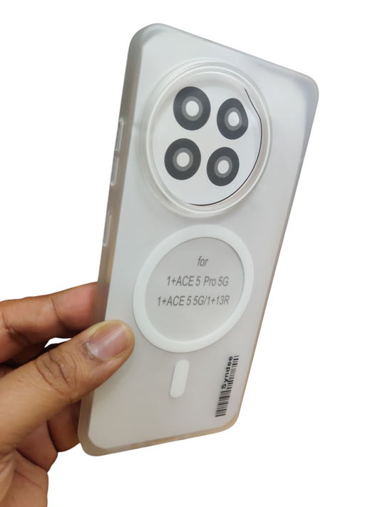 OnePlus 13R Syndee Premium Quality Magsafe Matte Hard Plastic Back Cover Case