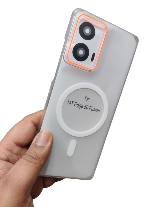 Motorola Edge 50 Fusion / Motorola Moto G85 / Moto G96 Royal Star Premium Quality Magsafe Matte Hard Plastic Back Cover Case