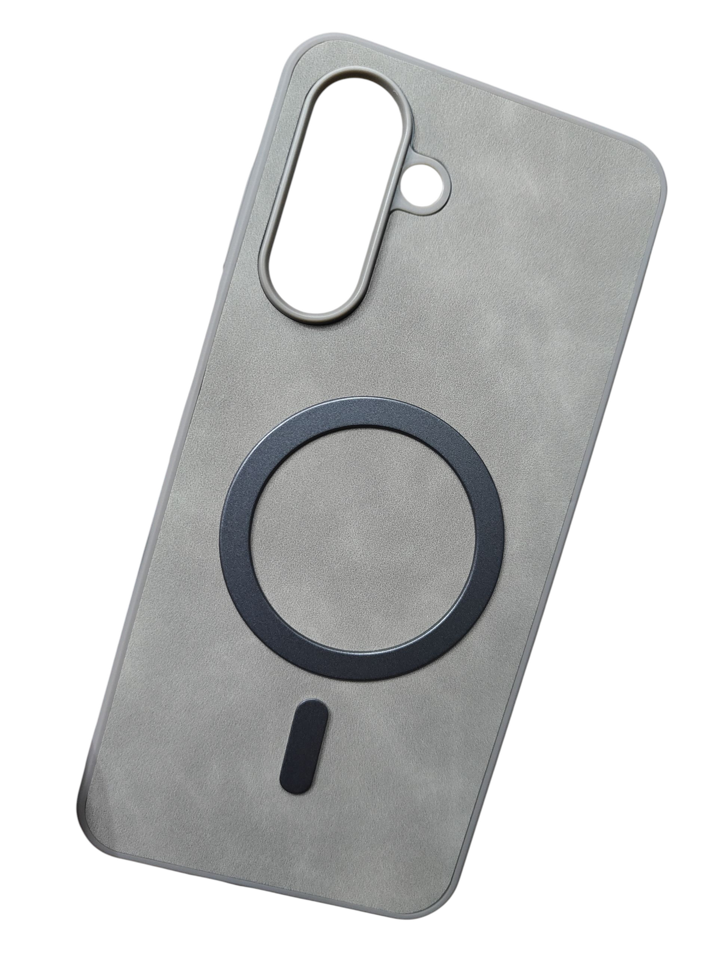 Samsung galaxy M56 / F56 5G Magsafe Premium Quality Leather ( Side Soft, Back Hard ) Back Cover Case