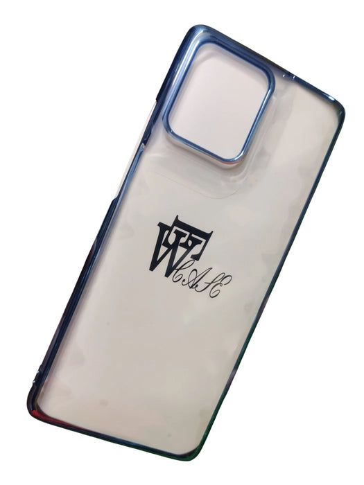 Motorola Moto Edge 50 Fusion / Motorola Moto G85 Premium Quality Hard Plastic Transparent Side Chrome Back Cover Case