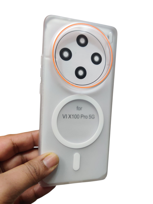 Vivo X100 Pro Royal Star Premium Quality Magsafe Matte Hard Plastic Back Cover Case