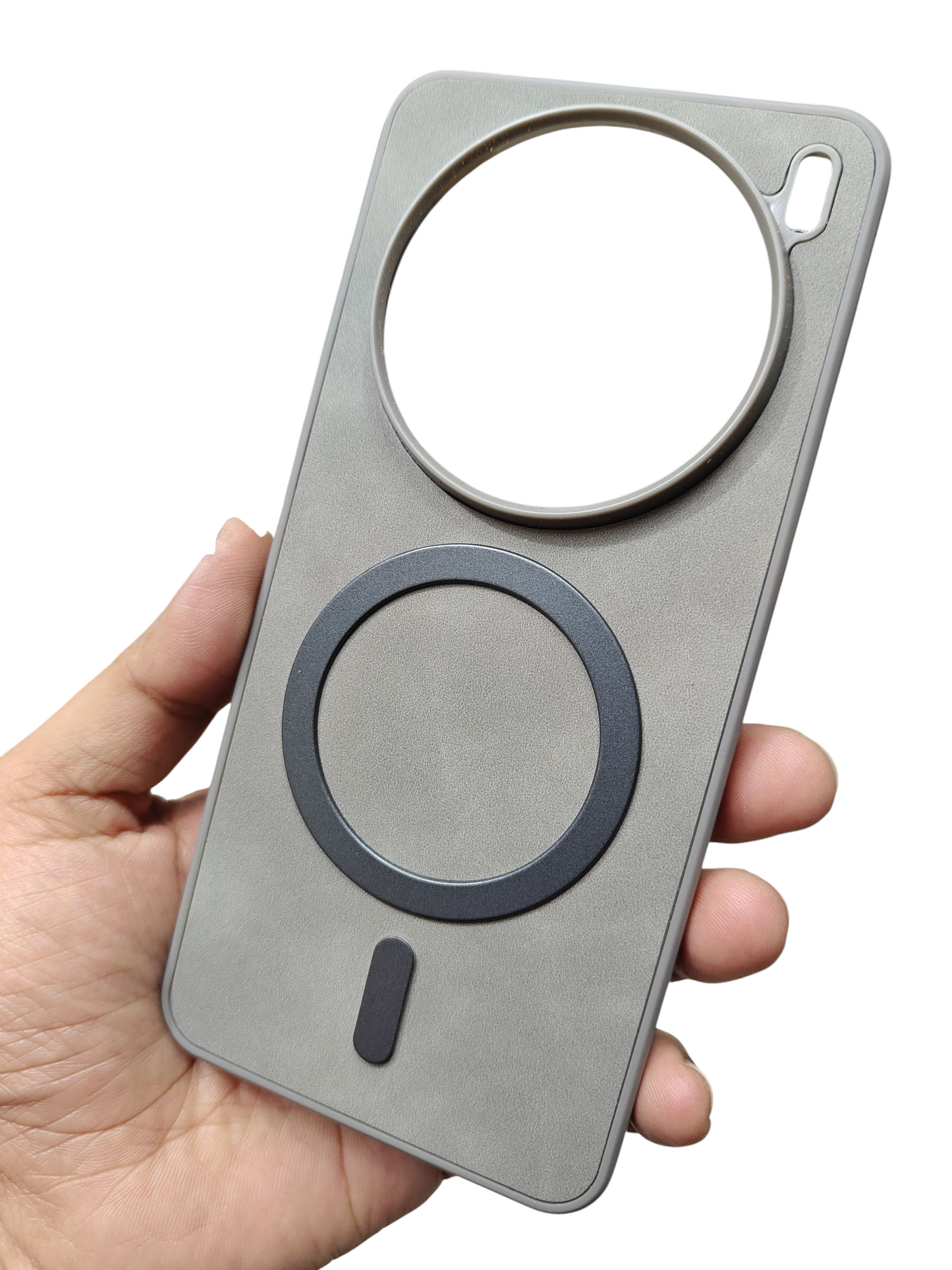 Vivo X200 5G Magsafe Premium Quality Leather ( Side Soft, Back Hard ) Back Cover Case