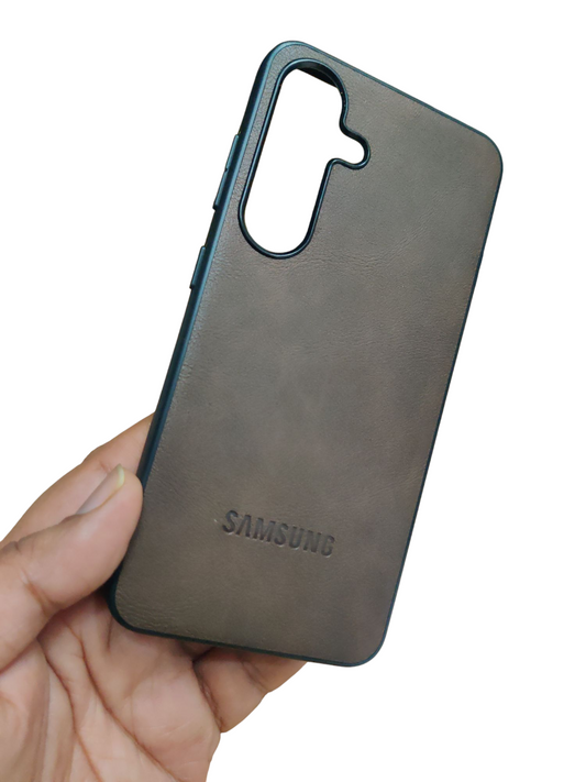 Samsung Galaxy S25 Luxury Leather ( Side Soft, Back Hard ) Back Cover Case