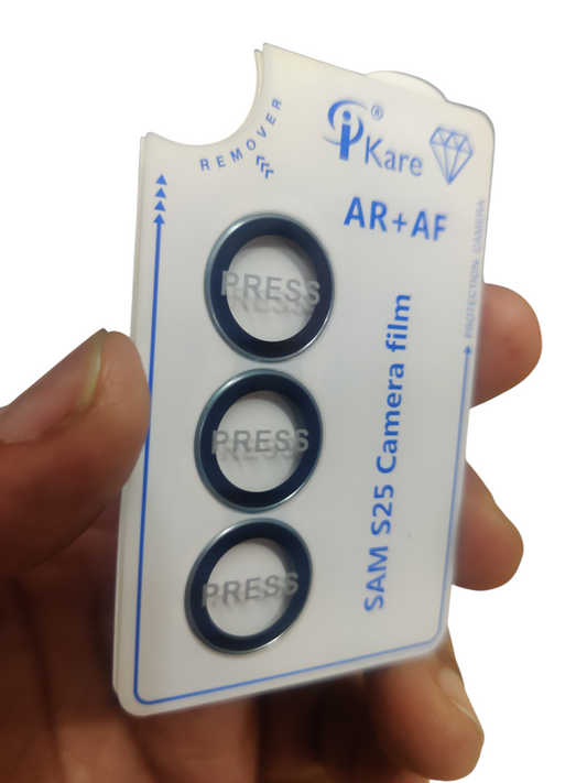 Samsung Galaxy S25 Premium Quality AR + AF Camera Lens Protector Ring Protection