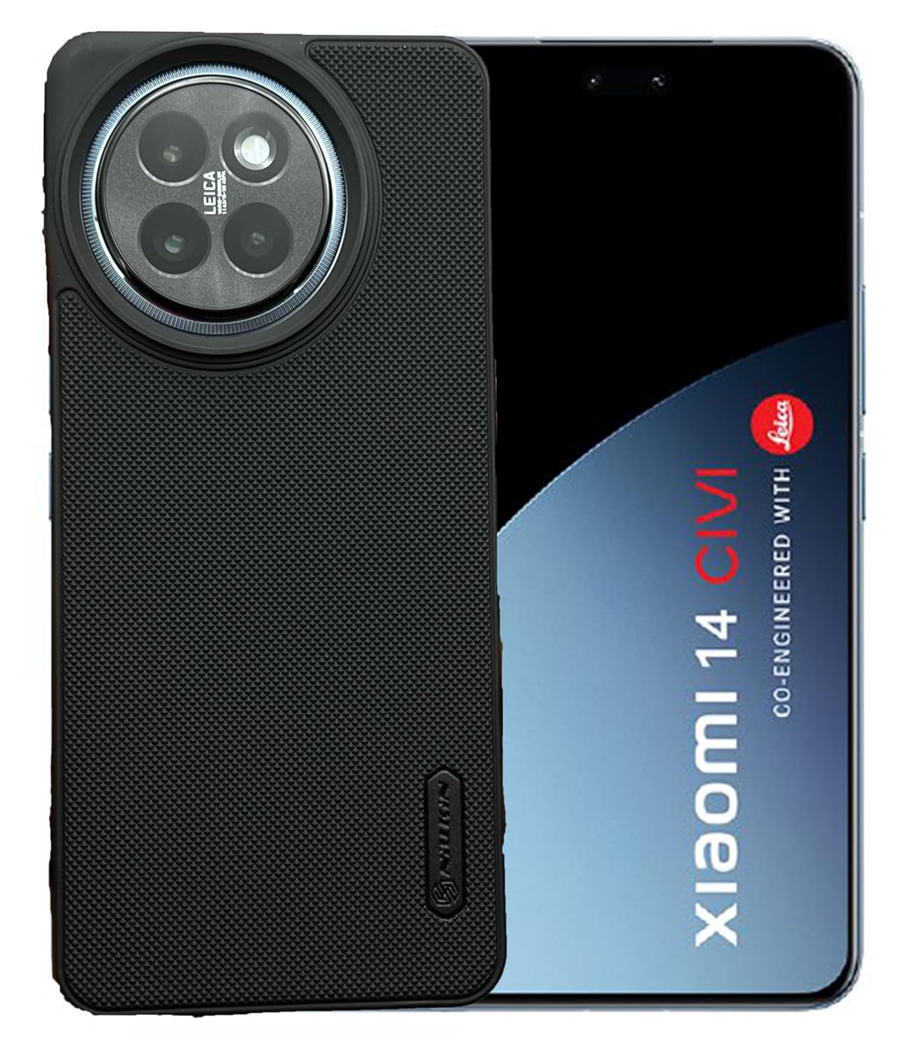 Xiaomi Mi 14 Civi Premium Quality Silicon Soft Frosted Dotted Back Cover Case