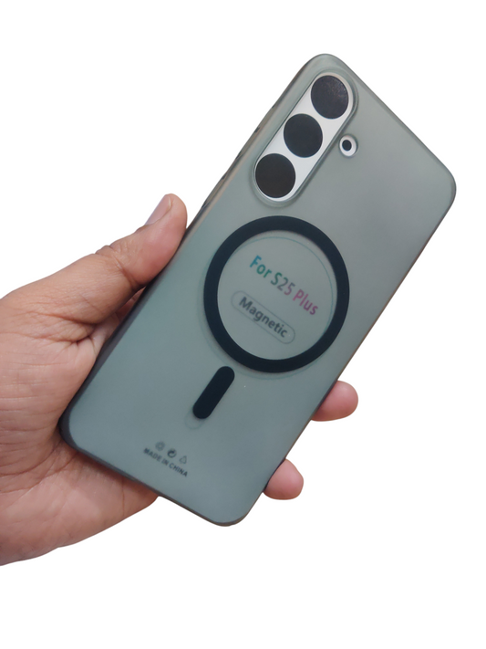 Samsung Galaxy S25 Plus 5G Premium Quality Magsafe Matte Hard Plastic Back Cover Case