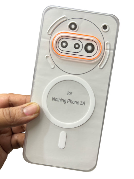 Nothing Phone 3A Royal Star Premium Quality Magsafe Matte Hard Plastic Back Cover Case