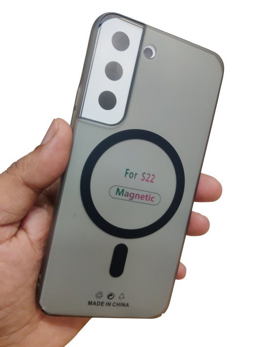 Samsung Galaxy S22 Premium Quality Magsafe Matte Hard Plastic Back Cover Case