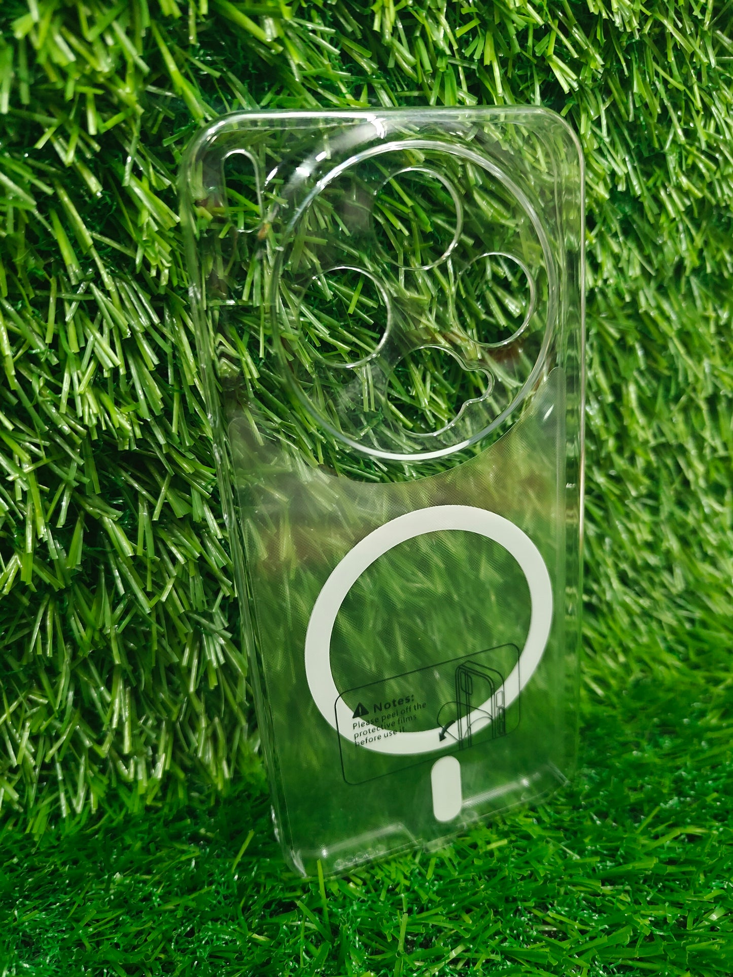 Vivo X300 5G Anti Yellow Premium Quality Magsafe Crystal Clear Hard Plastic Back Cover Case