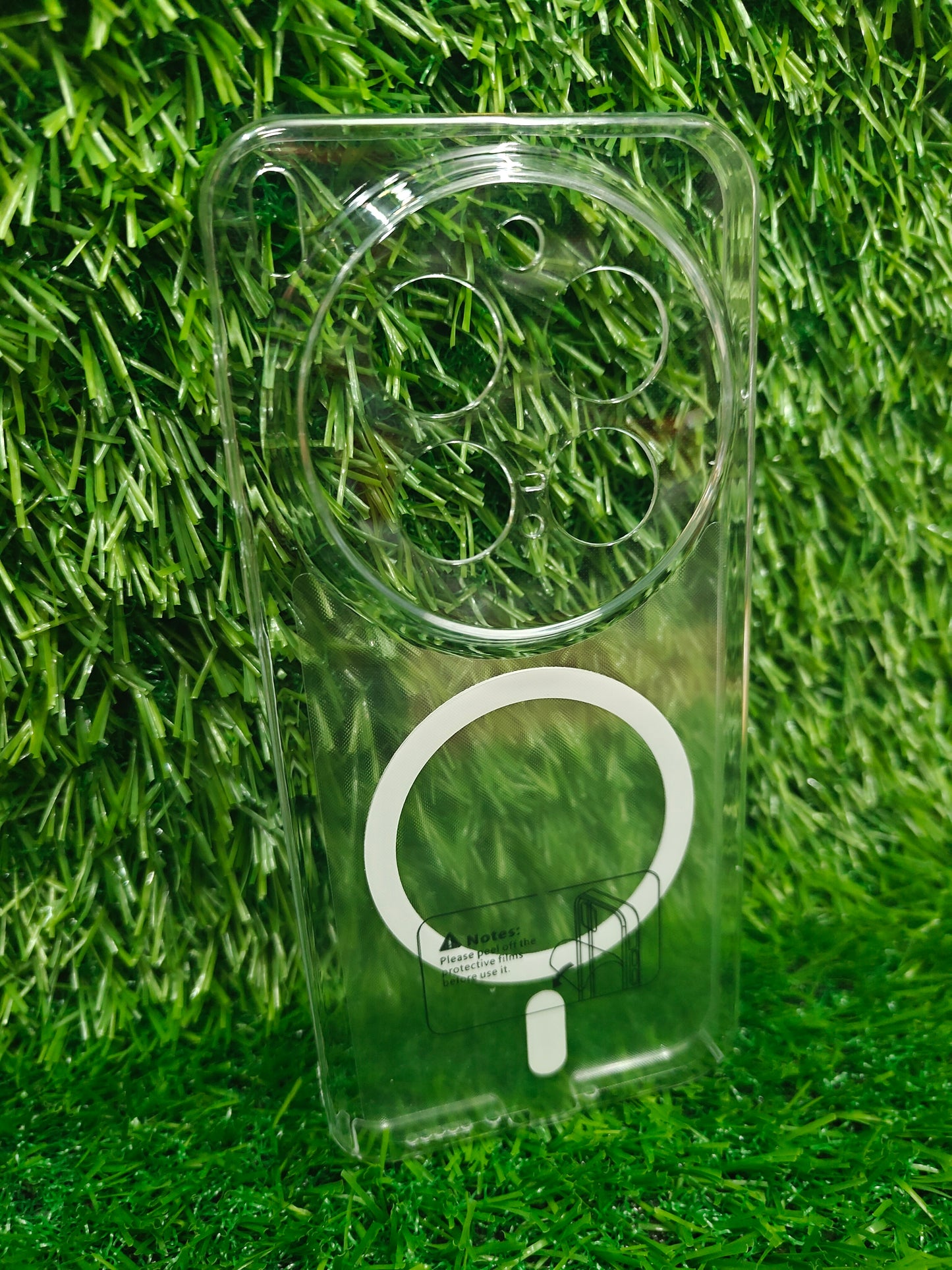 Vivo X300 Pro 5G Anti Yellow Premium Quality Magsafe Crystal Clear Hard Plastic Back Cover Case