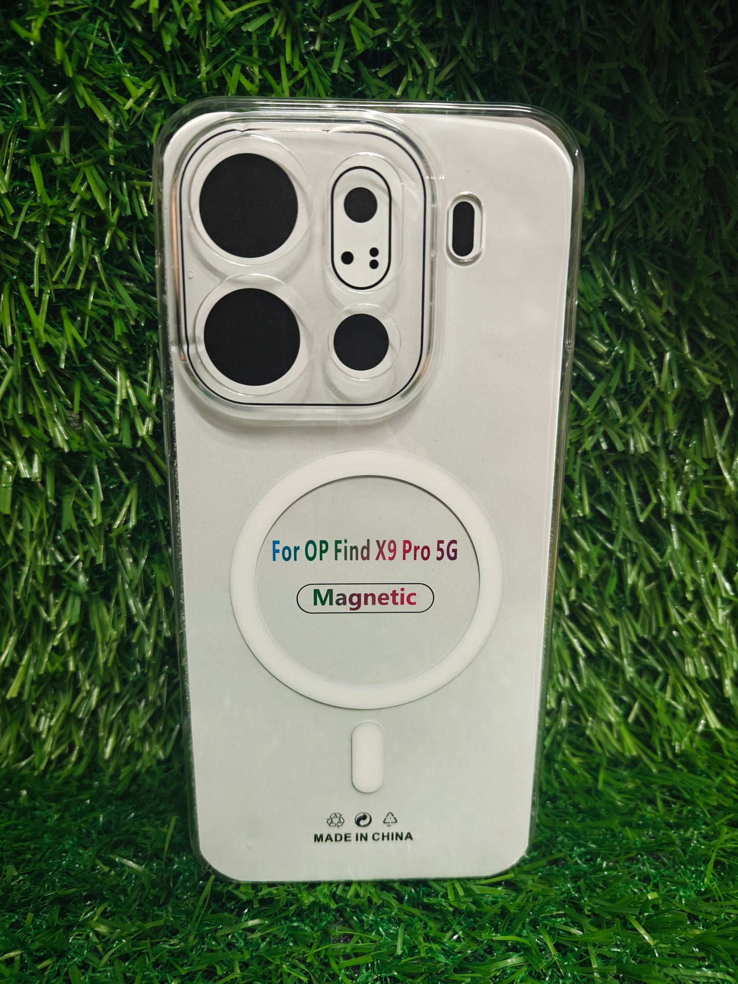 Oppo Find X9 Pro 5G Anti Yellow Premium Quality Magsafe Crystal Clear Hard Plastic Back Cover Case