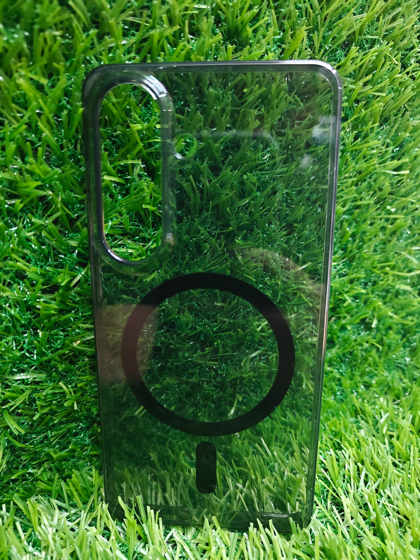 Samsung Galaxy S26 5G Anti Yellow Premium Quality Magsafe Crystal Clear Hard Plastic Back Cover Case - Royal Star