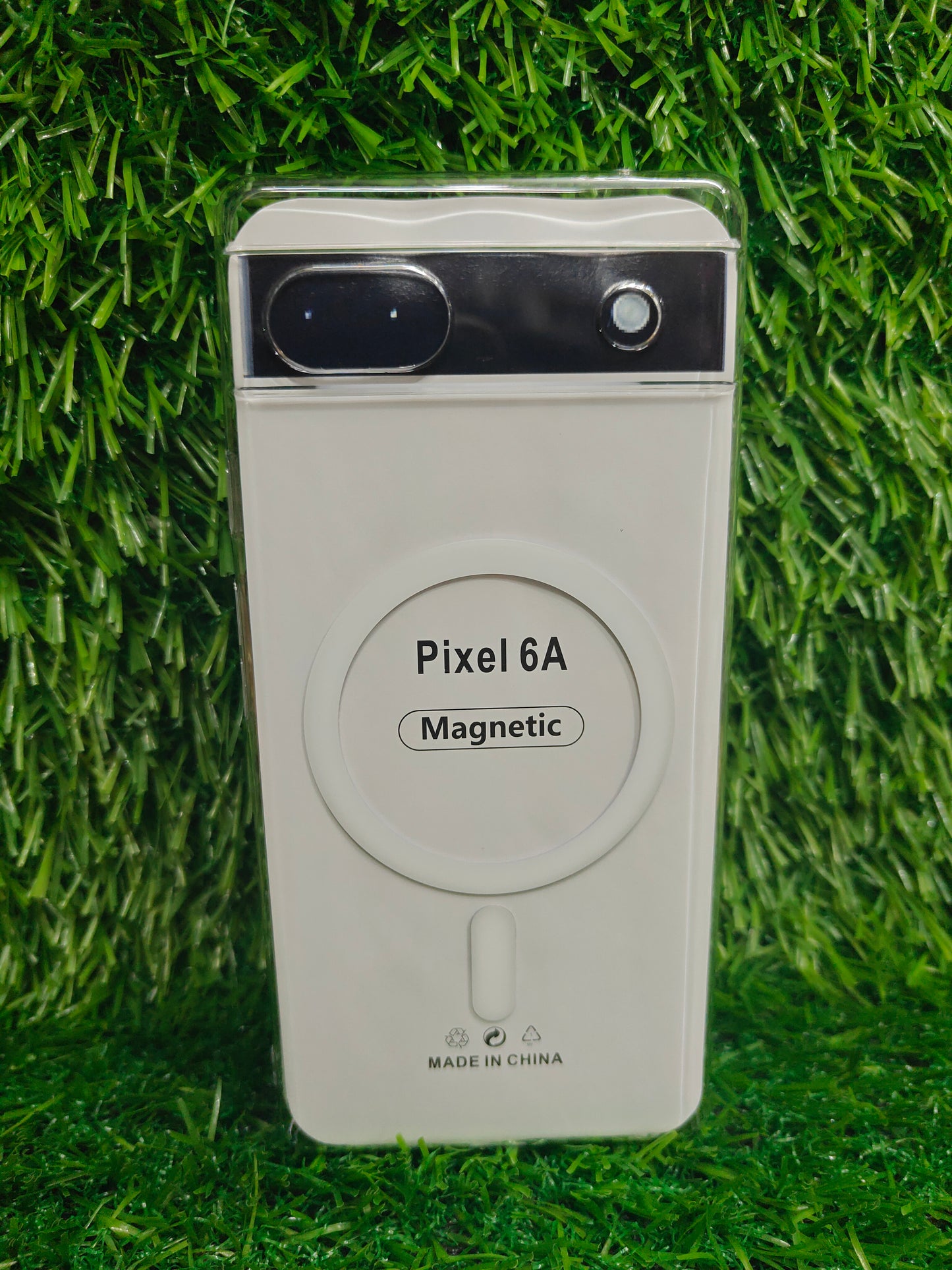 Google Pixel 6A 5G Anti Yellow Premium Quality Magsafe Crystal Clear Hard Plastic Back Cover Case