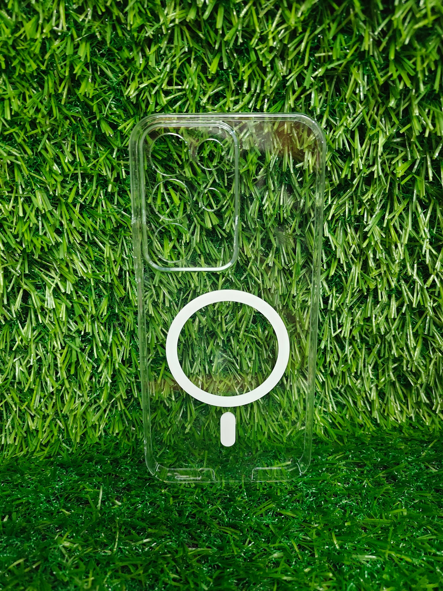 Realme 15x / Realme C85 / Realme Narzo 90x (5G) Anti Yellow Premium Quality Magsafe Crystal Clear Hard Plastic Back Cover Case