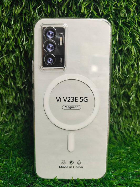 Anti Yellow Back Cover for Vivo V23E 5G | Clear Case No Yellowing | Magsafe