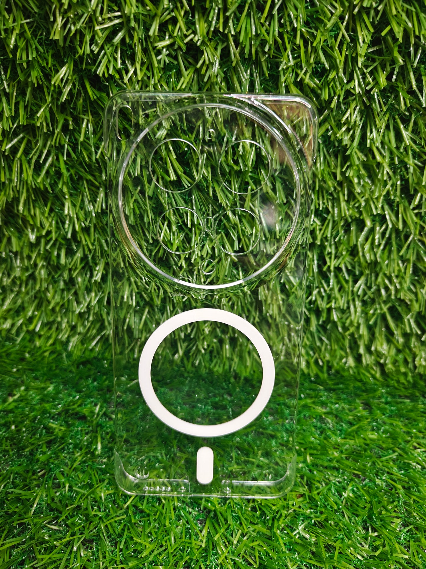 Vivo X300 Ultra 5G Side Frameless Anti Yellow Premium Magsafe Crystal Clear Hard Plastic Back Cover Case