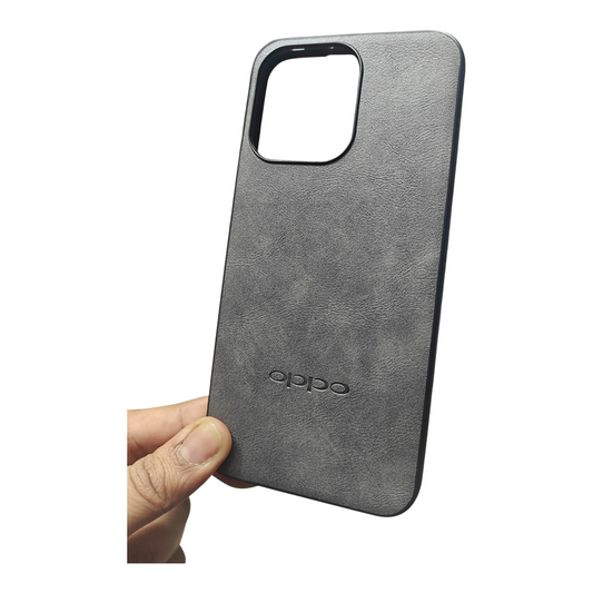 Oppo Reno 15 5G Luxury Leather ( Side Soft, Back Hard ) Premium Quality Back Cover Case