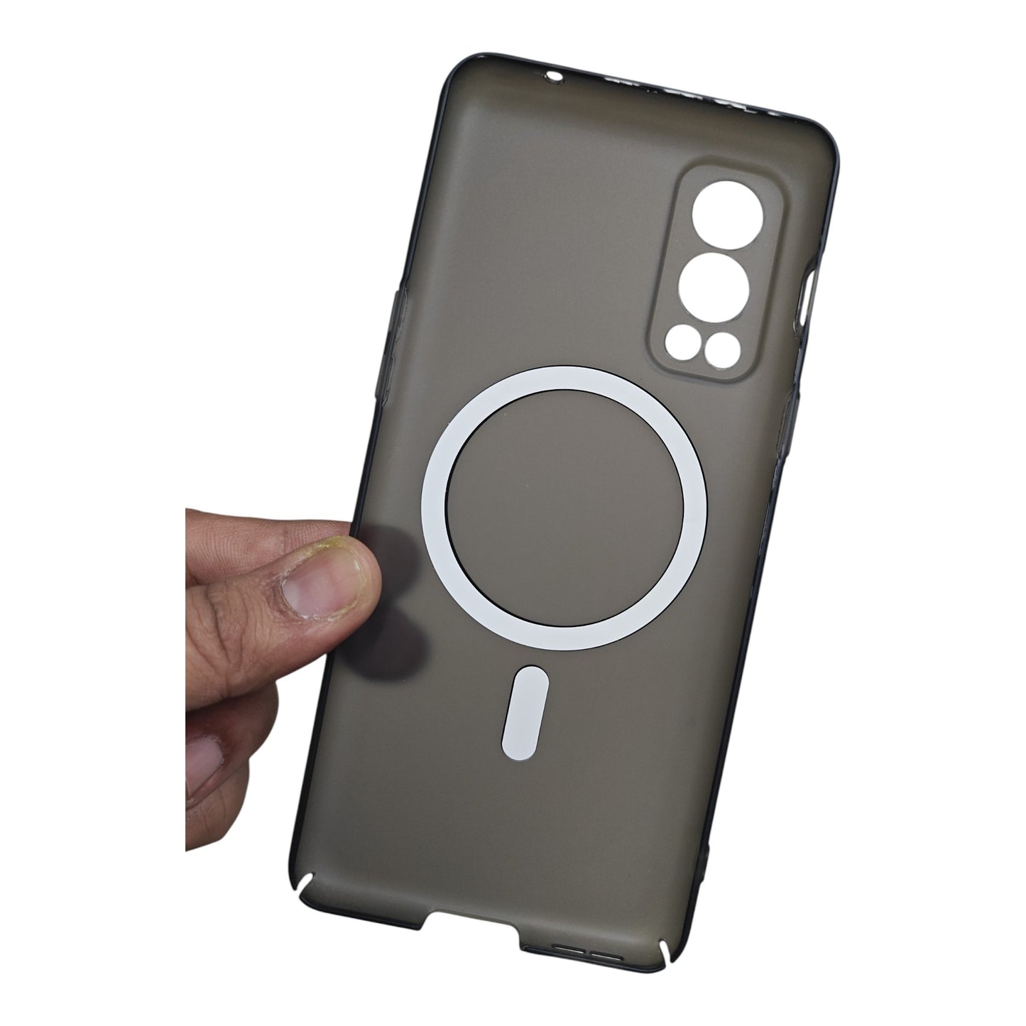 OnePlus Nord 2 / Nord2 5G Premium Quality Magsafe Matte Hard Plastic Back Cover Case