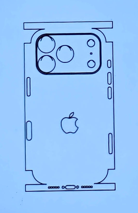 Apple iPhone 18 Pro 5G Matte & Glossy Finish Back Protector Lamination Membrane Guard
