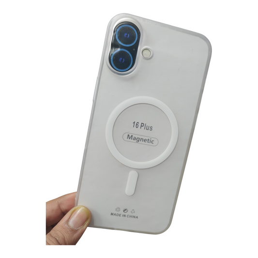 Apple iPhone 16 Plus Premium Quality Magsafe Matte Hard Plastic Back Cover Case - Royal Star