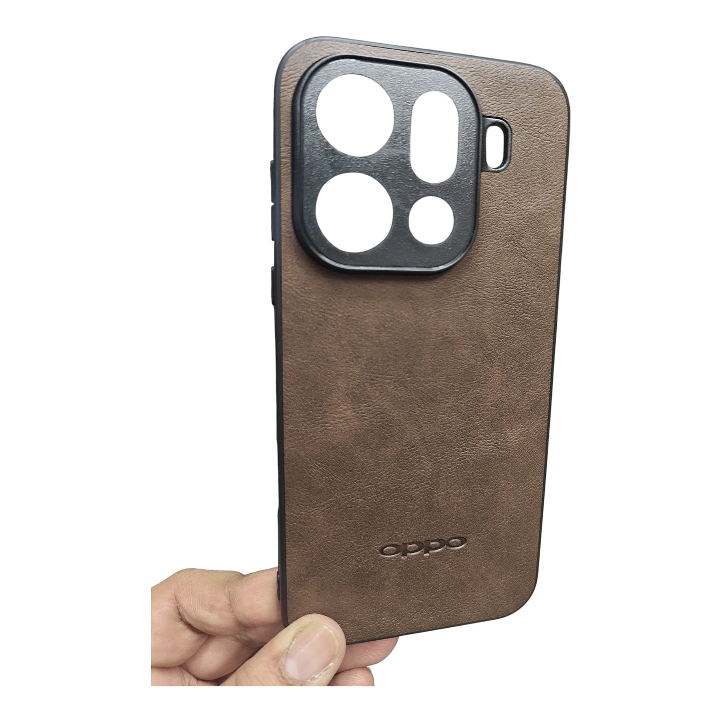Oppo Find X9 Pro 5G Luxury Leather ( Side Soft, Back Hard ) Premium Quality Back Cover Case