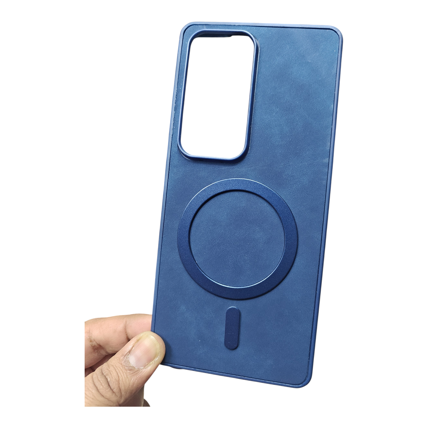 Vivo V30 / V30 Pro 5G Magsafe Premium Quality Leather ( Side Soft, Back Hard ) Back Cover Case