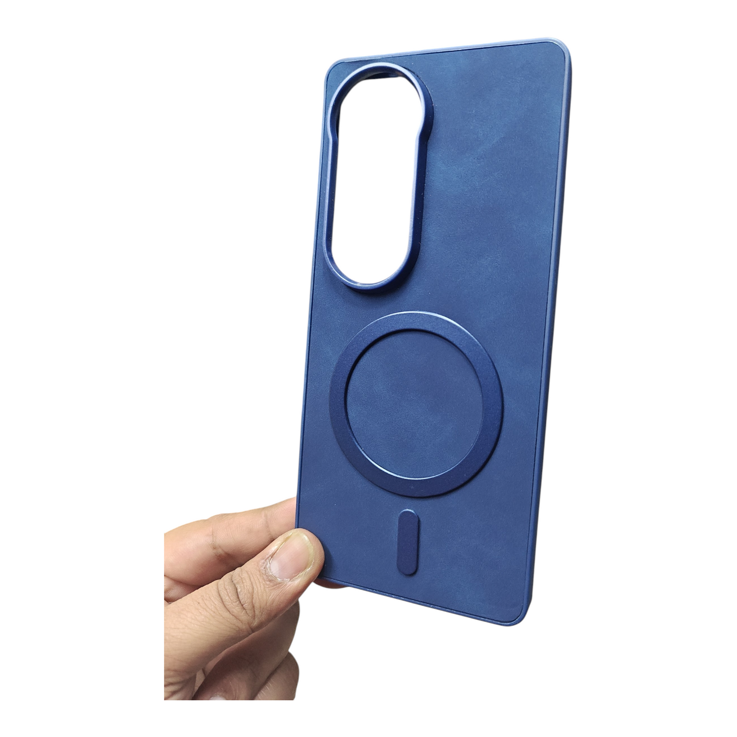 Vivo V40 / Vivo V40 Pro / T3 Ultra 5G Magsafe Premium Quality Leather ( Side Soft, Back Hard ) Back Cover Case