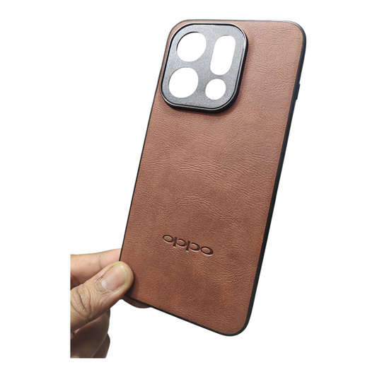 Oppo Find X9 5G Luxury Leather ( Side Soft, Back Hard ) Premium Quality Back Cover Case