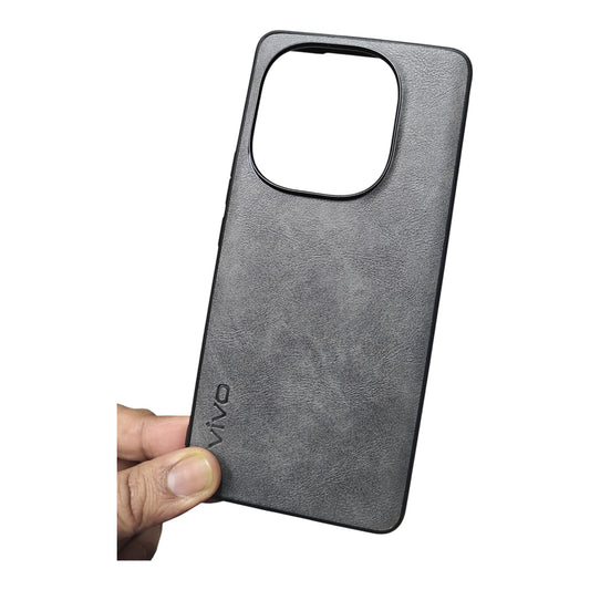 Vivo T3 Pro 5G / iQOO Z9 Pro 5G Luxury Leather ( Side Soft, Back Hard ) Premium Quality Back Cover Case
