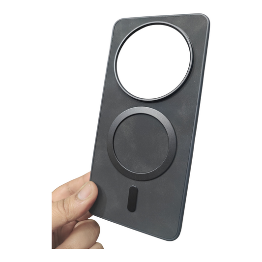 Vivo T4 (5G) / iQOO Z10 / Vivo Y300 Pro (5G) Magsafe Premium Quality Leather ( Side Soft, Back Hard ) Back Cover Case - Royal Star