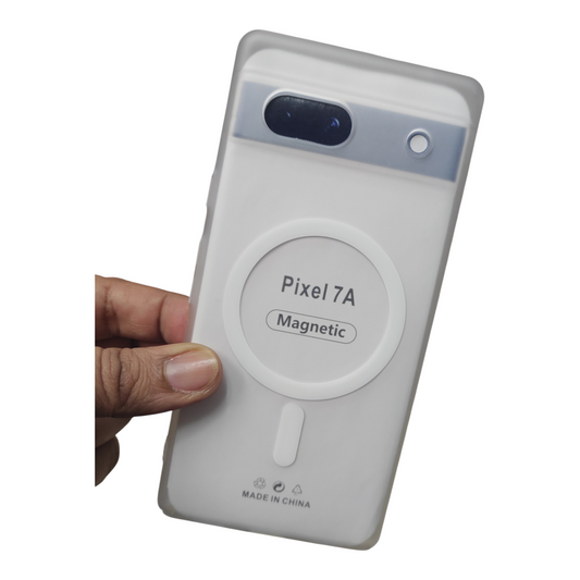 Google Pixel 7A Premium Quality Magsafe Matte Hard Plastic Back Cover Case