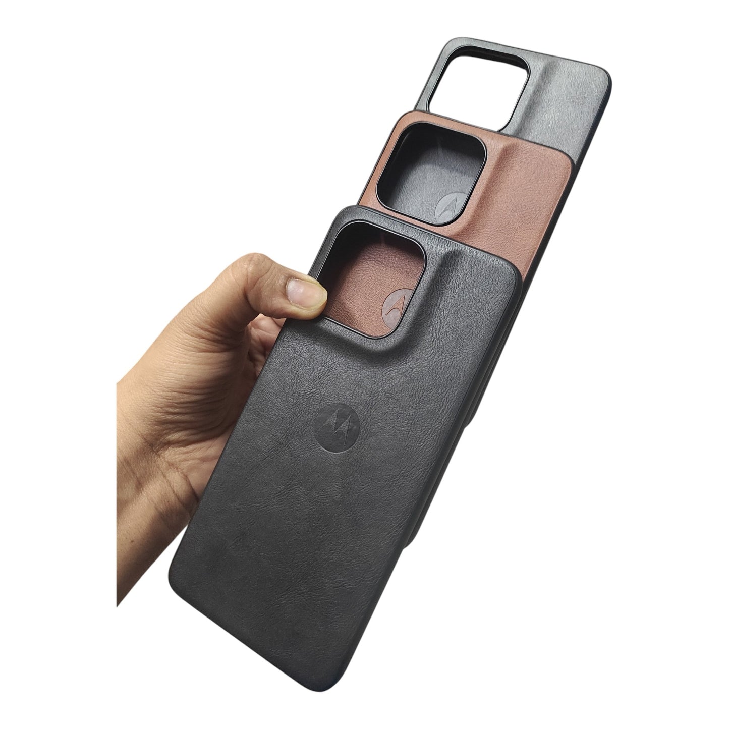 Motorola Moto G67 Power / G 67 Power / G57 / G 57 Power 5G Luxury Leather ( Side Soft, Back Hard ) Premium Quality Back Cover Case