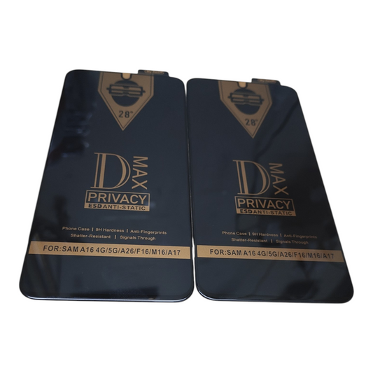 Samsung Galaxy A16 / A17 / A26 / F16 / M16 5G Premium Quality Privacy Tempered Glass Screen Protector Guard